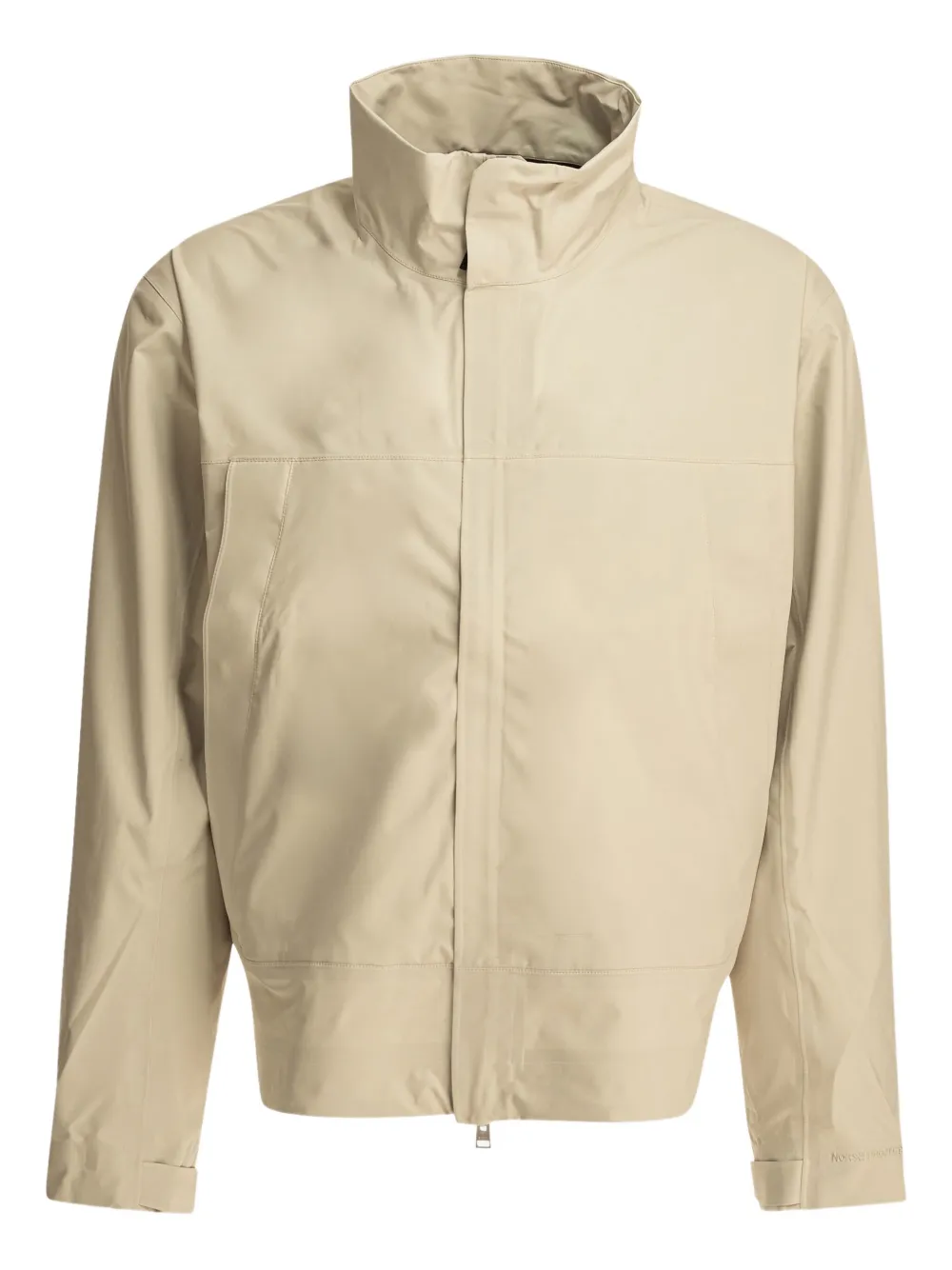 Norse Projects turtleneck zip-front lightweight jacket Beige