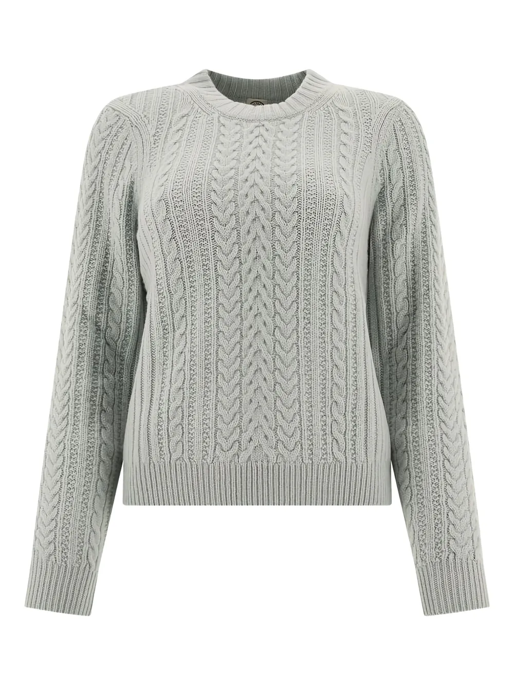 Ines De La Fressange cable-knit ribbed sweater | Green | Image 1