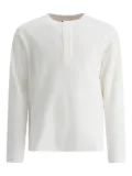 BEAMS PLUS waffle-textured henley T-shirt - White