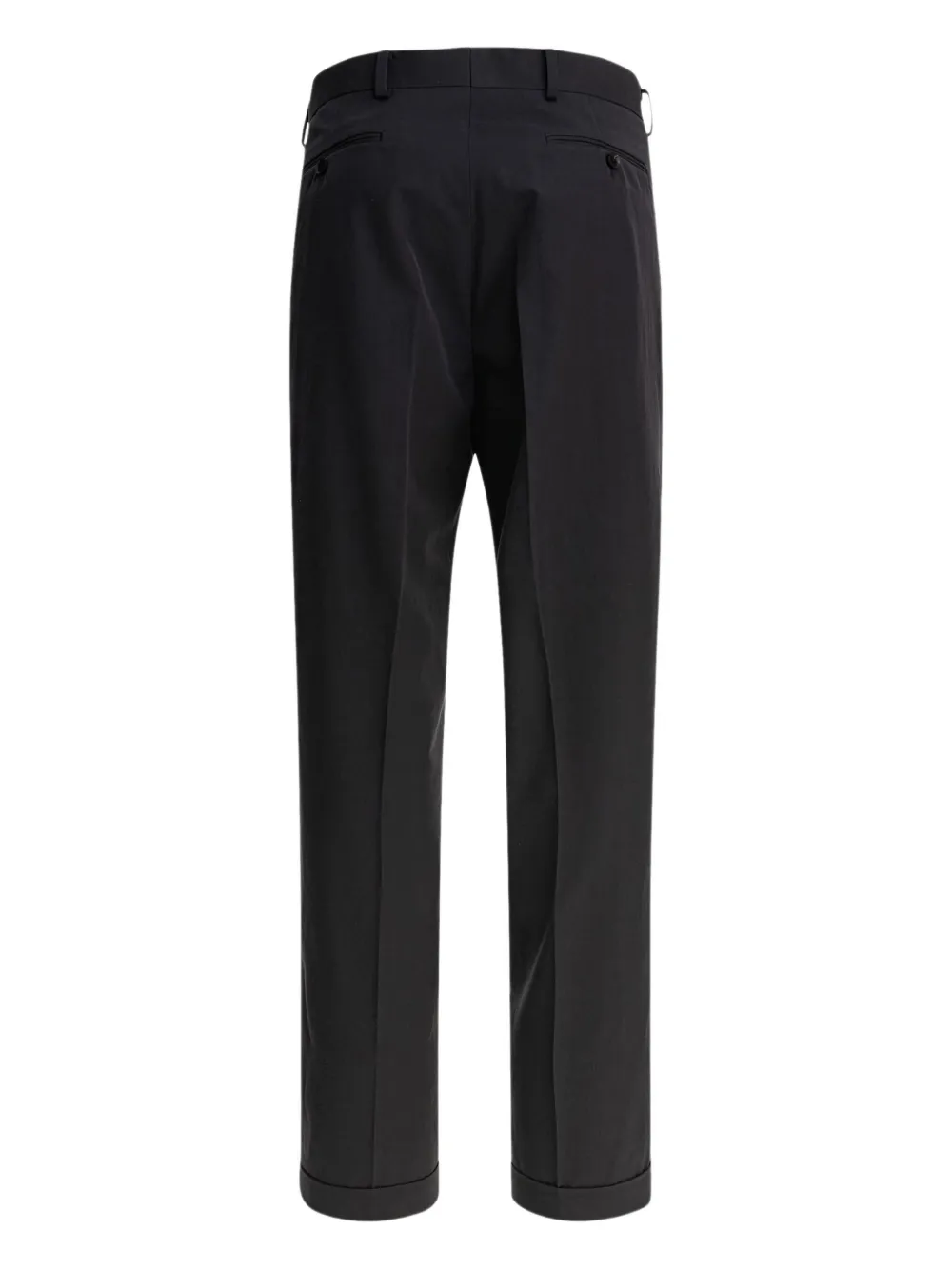 Kaptain Sunshine pleated-front cotton trousers - Blauw
