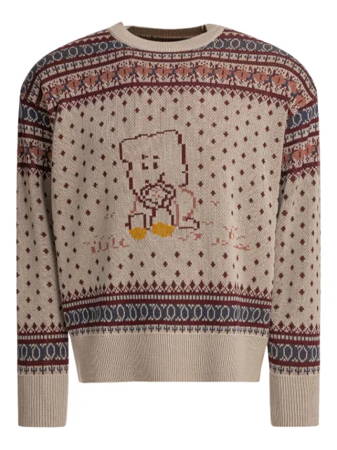 KAPITAL pixel-patterm sweater