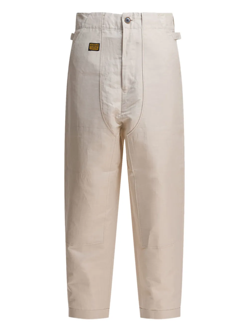 logo-patch trousers