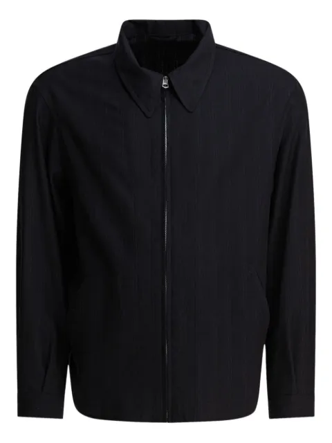 Kaptain Sunshine pinstripe-pattern zip-front jacket