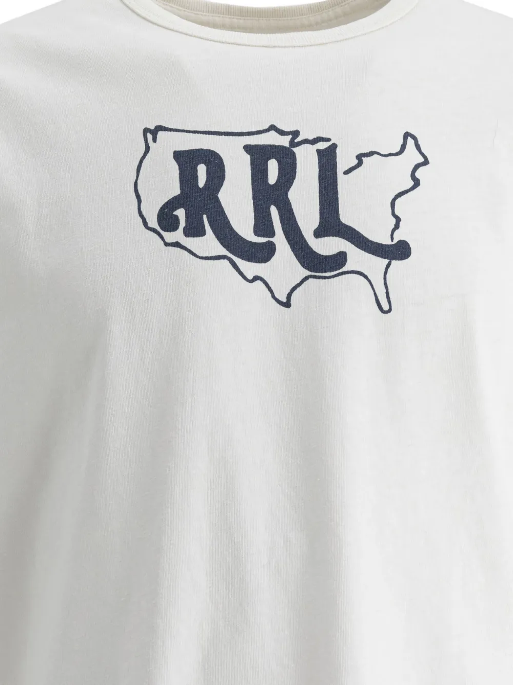 Ralph Lauren RRL logo-print T-shirt Wit