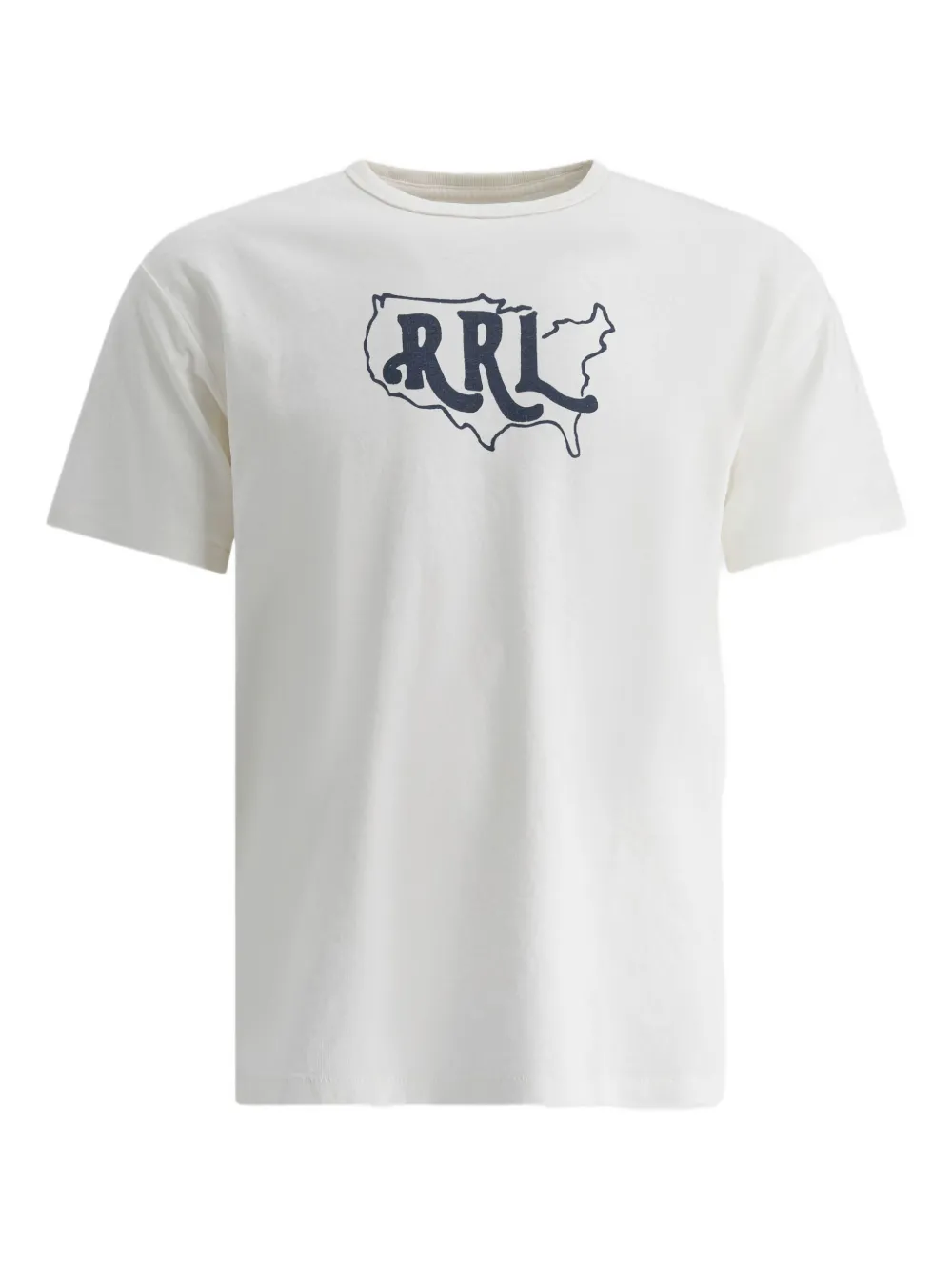 Ralph Lauren RRL logo-print T-shirt Wit