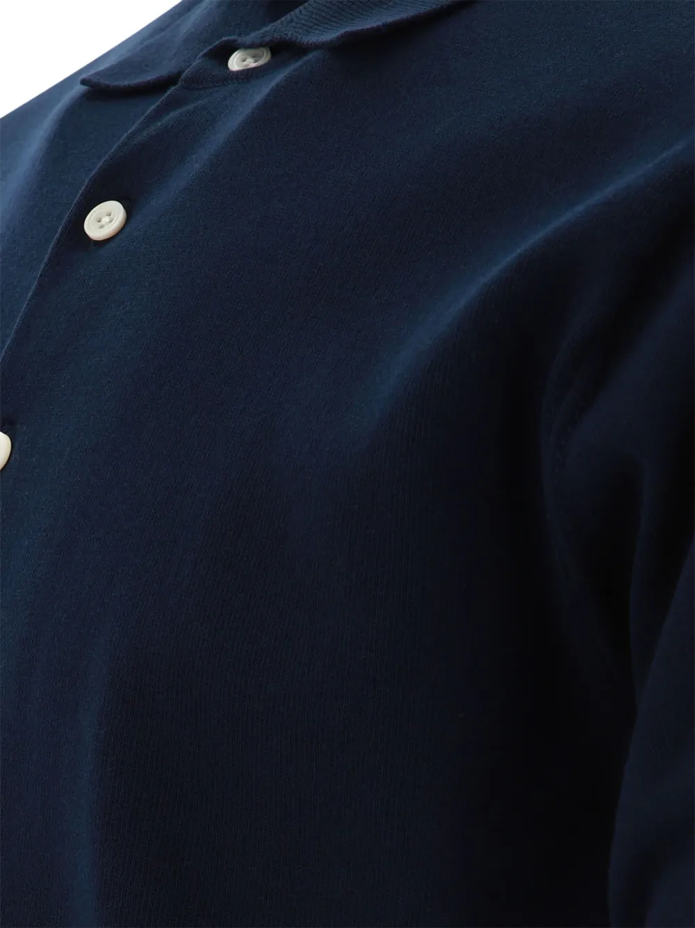 BEAMS PLUS Button-down poloshirt Blauw