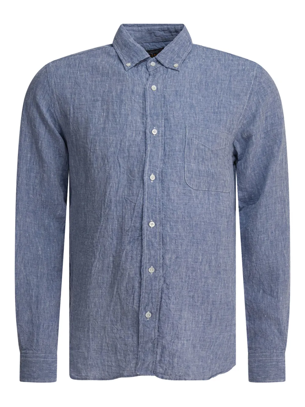 linen button-down shirt