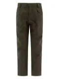 GR10K pleated-front trousers - Green