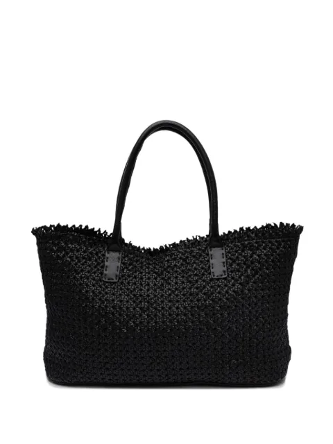 Reptile's House medium woven-texture shoulder bag