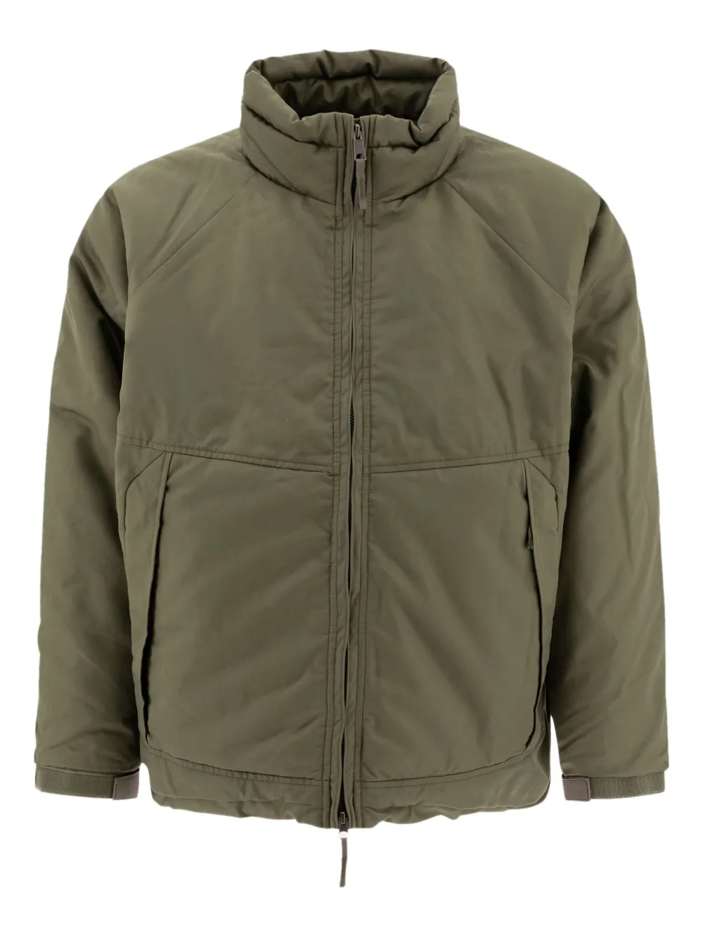 Orslow zip-fastening padded jacket | Green | Image 1