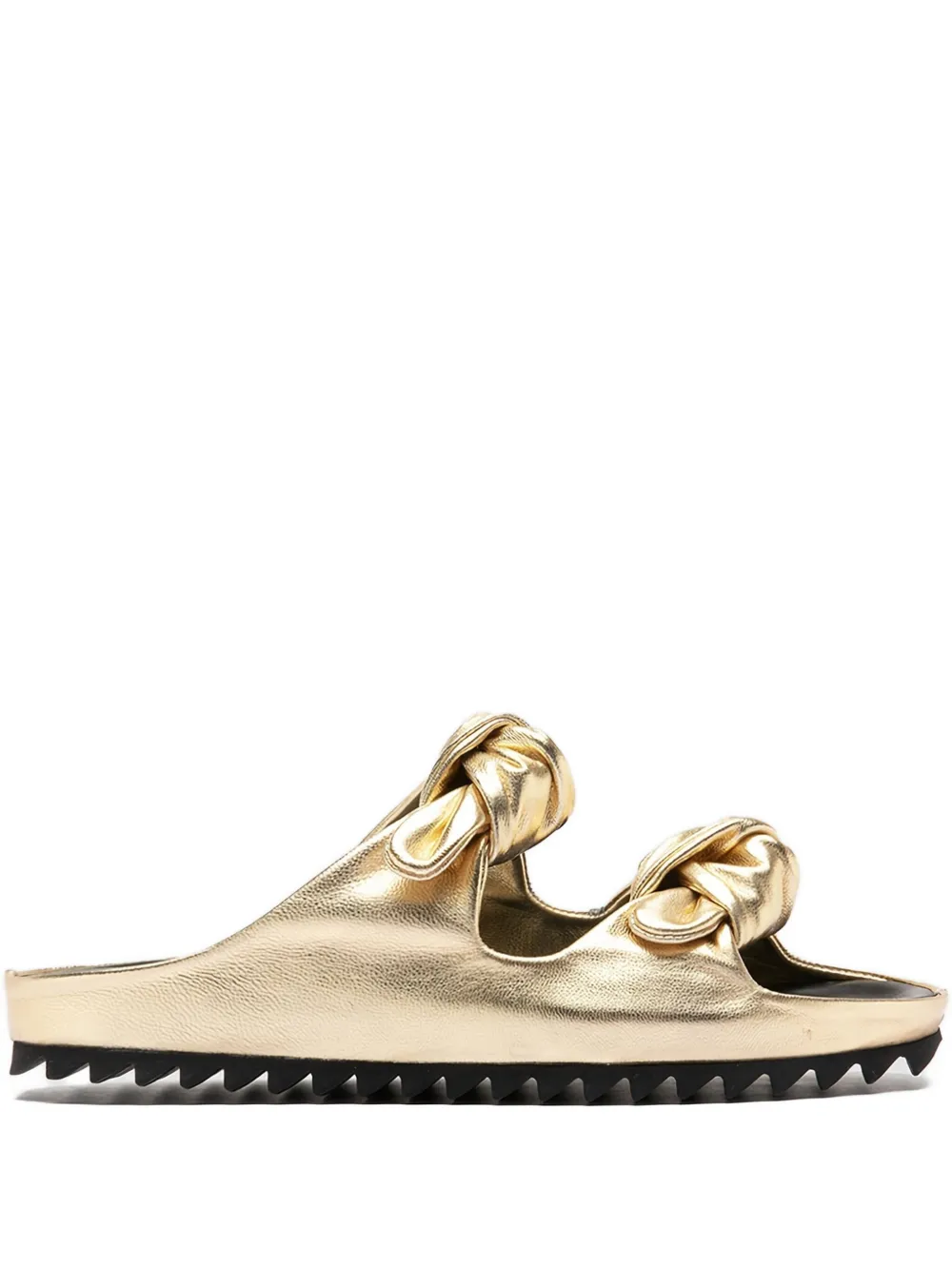 Officine Creative Knotted Double-strap Sandals