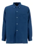 BEAMS PLUS button-fastening pocket shirt - Blue
