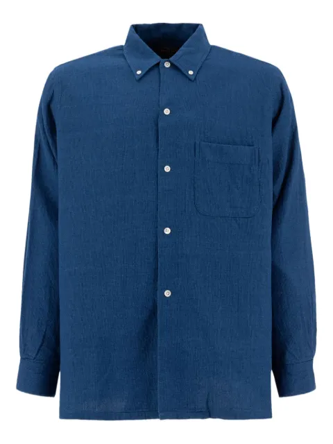 BEAMS PLUS button-fastening pocket shirt