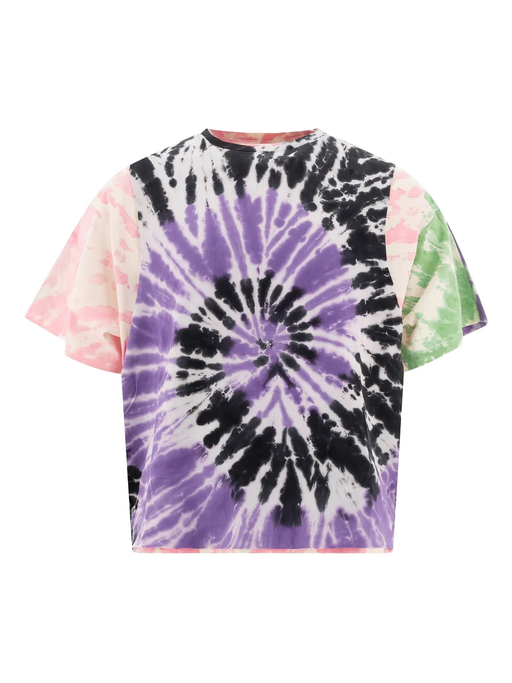 GALLERY DEPT. tie-dye panelled T-shirt | Purple | Image 1