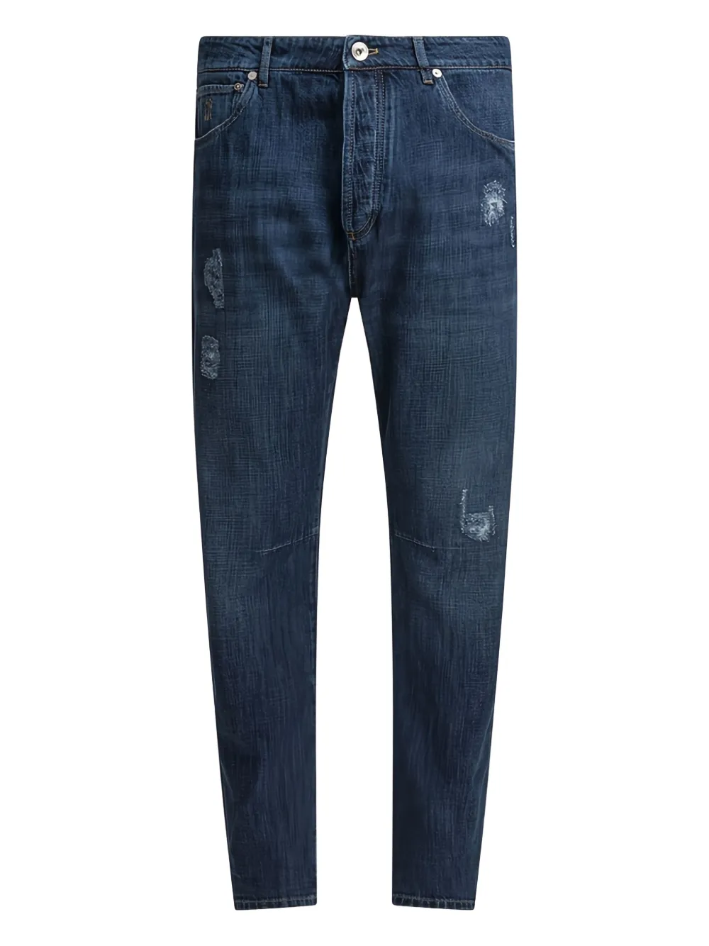 Brunello Cucinelli distressed jeans Blauw