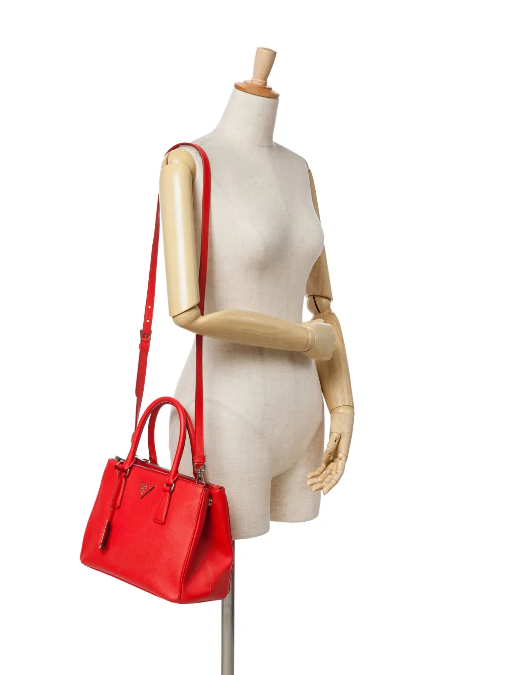 Prada Pre-Owned 2010-2024 Small Saffiano Lux Galleria Double Zip satchel | Pre-Owned | Image 2