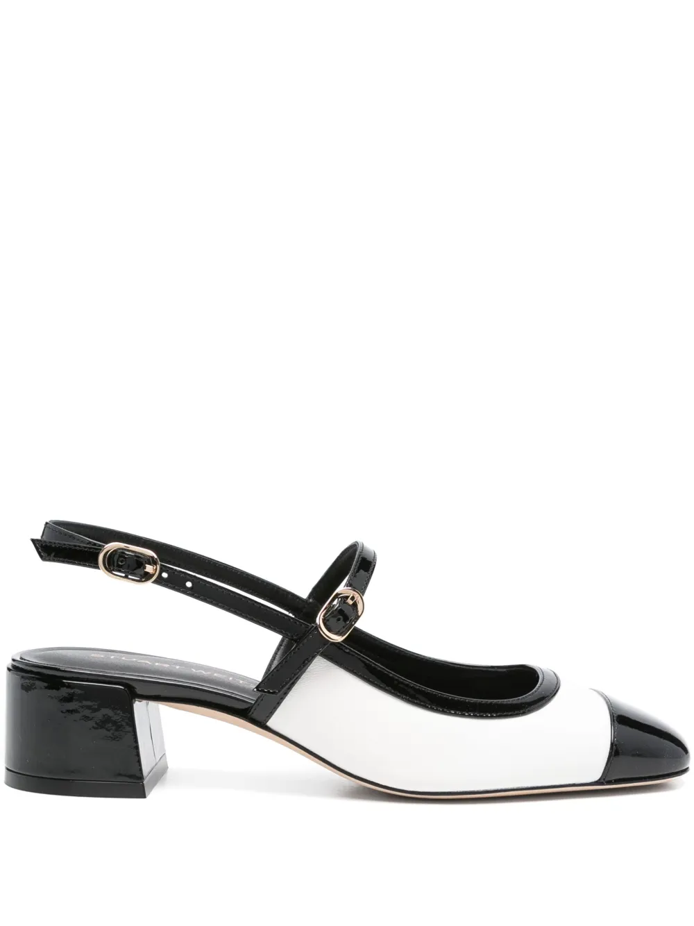 Stuart Weitzman 40mm Maeve pumps White