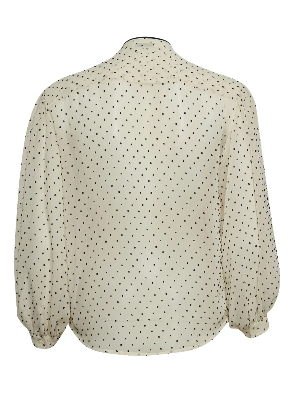 SANDRO pleated dot shirt | Image 2