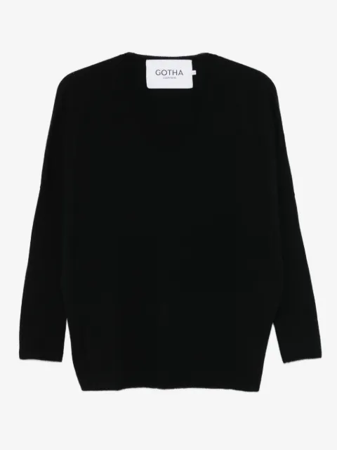 Gotha ribbed v-neck sweater