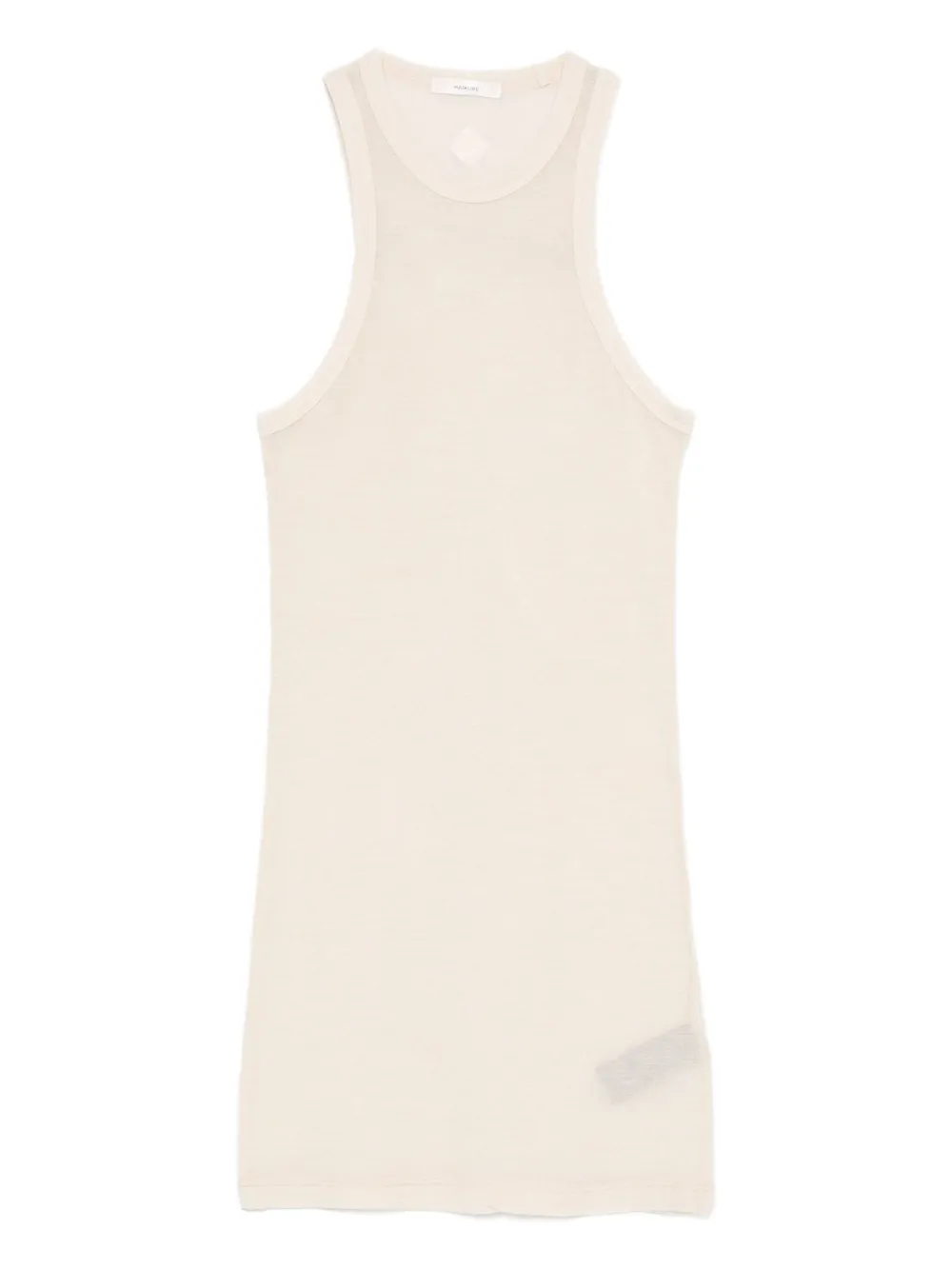 Haikure Tanktop met ronde hals Beige