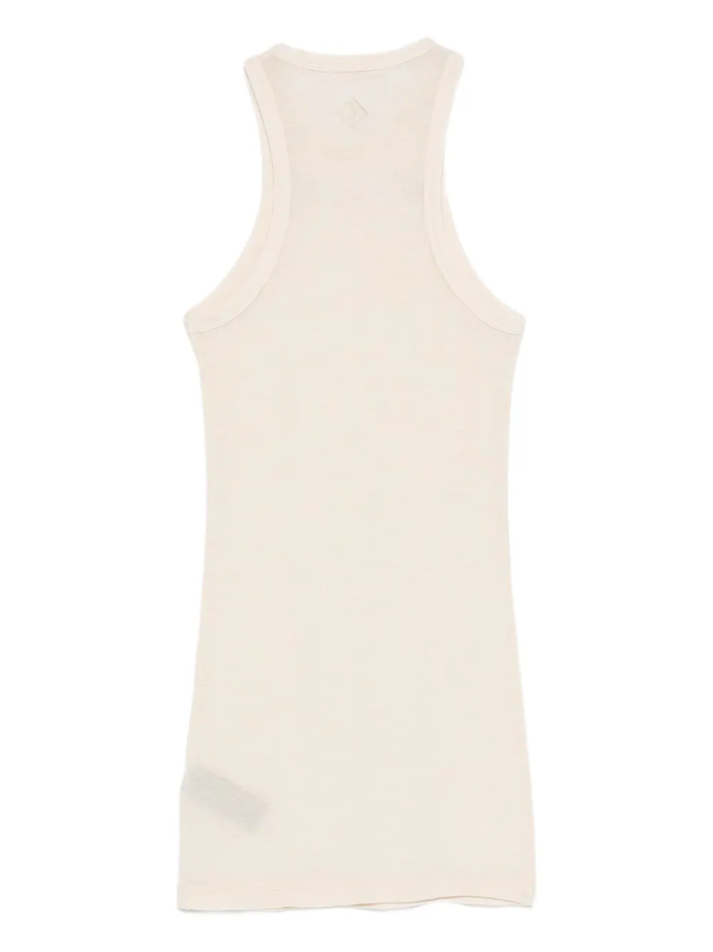 Haikure Tanktop met ronde hals Beige
