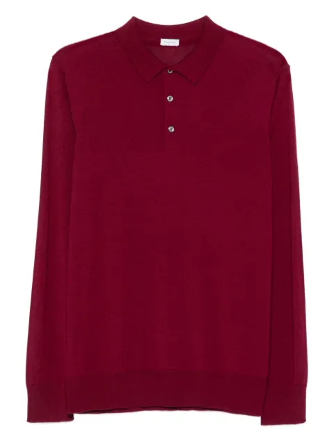 Caruso long-sleeve polo shirt