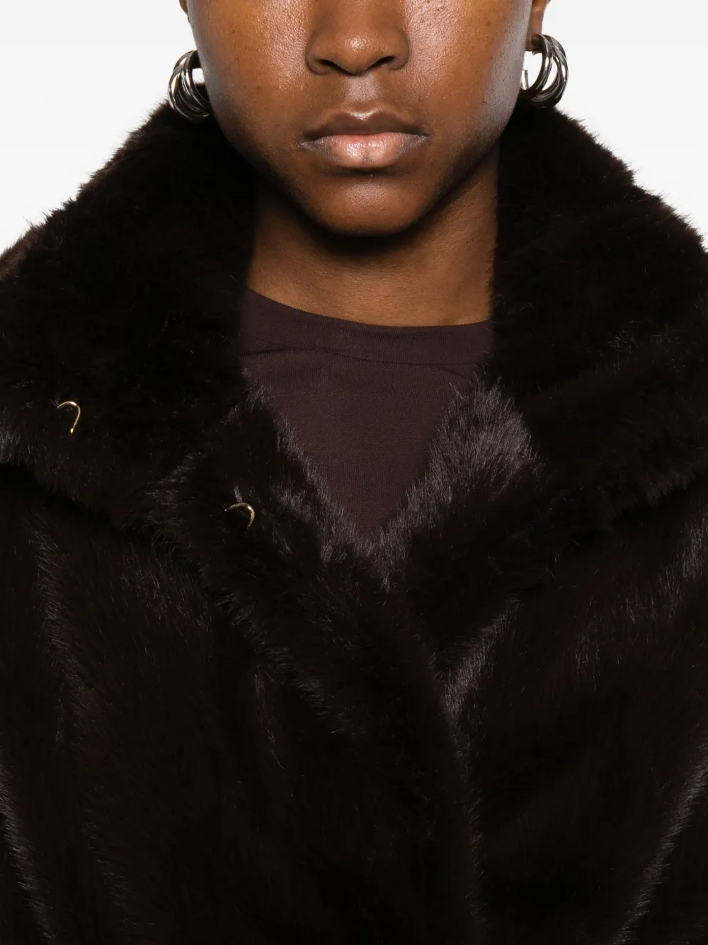 DARKPARK Jas met ceintuur Bruin