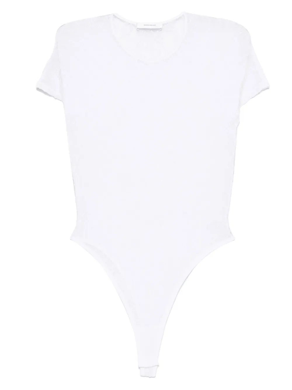 WARDROBE.NYC short-sleeves bodysuit Wit