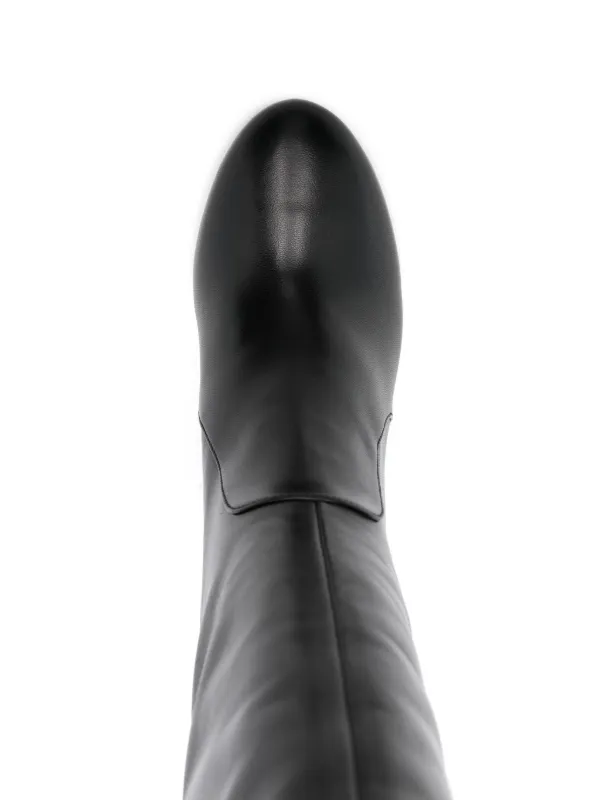 ブーツその他 Stuart Weitzman \"Babette 85\" leather boot BABETTE TUBO BOOT 85 in BLACK for Women | Stuart Weitzman®