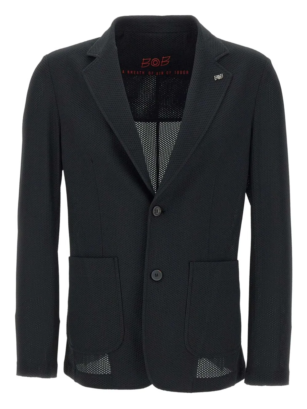 BOB Blazer met enkele rij knopen Zwart