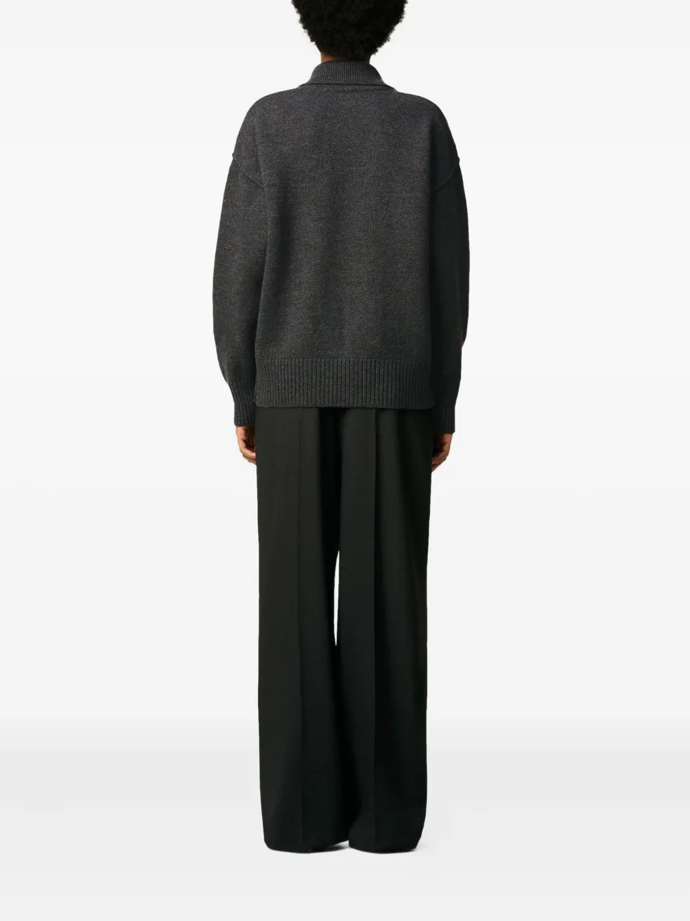 Ami Paris Ami De Coeur wool polo shirt - thumbnail 2 of 7