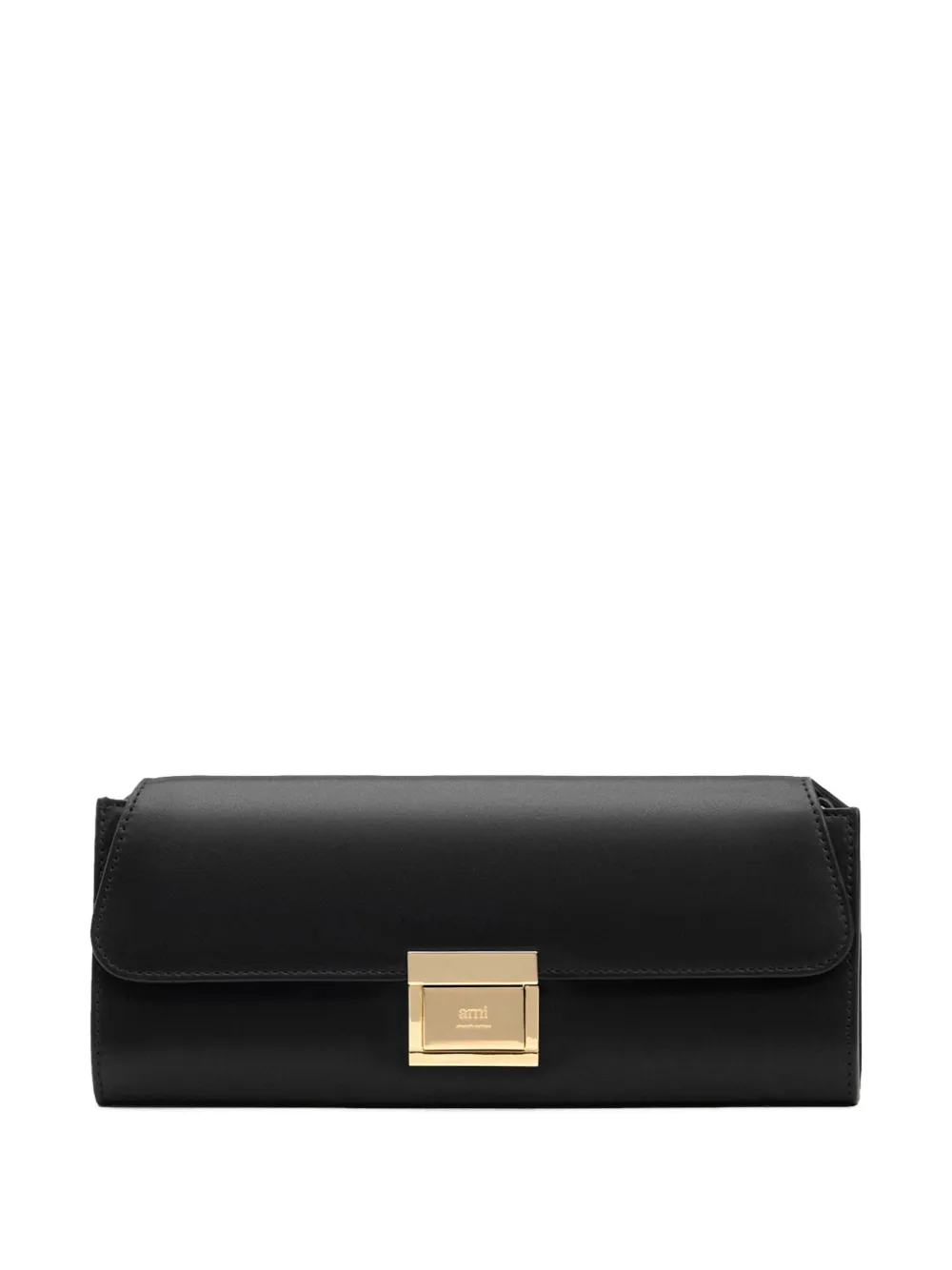 AMI Paris Mimi レザーショルダーバッグ - ブラック AMI Paris Mimi レザーショルダーバッグ - ブラック