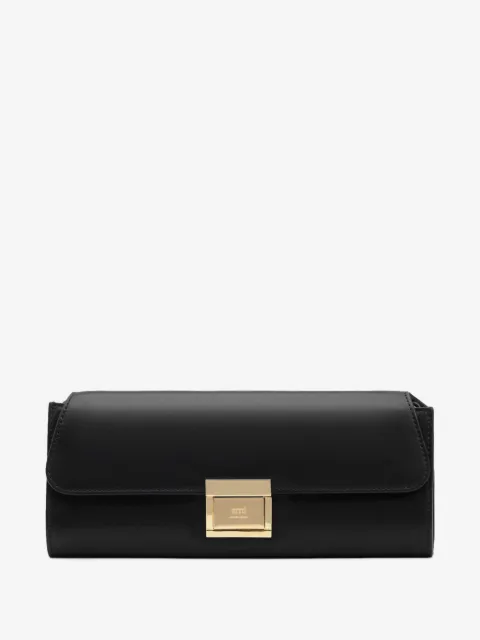 AMI Paris cow leather mimi pouch