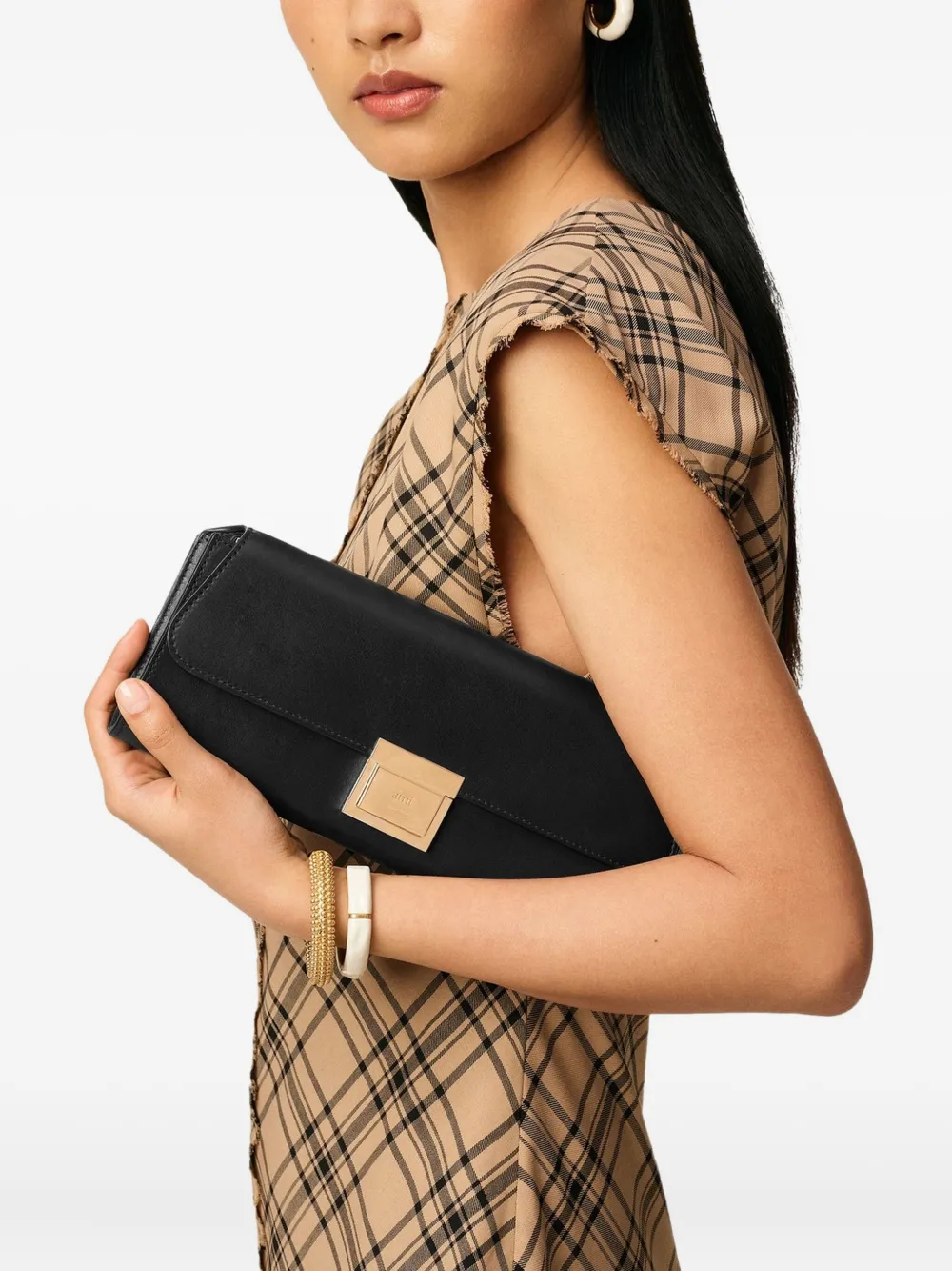 AMI Paris Mimi leather pouch bag | Women | Image 2