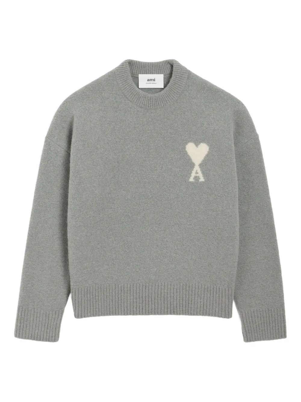 AMI Paris Ami de Coeur sweater | Grey | Image 1