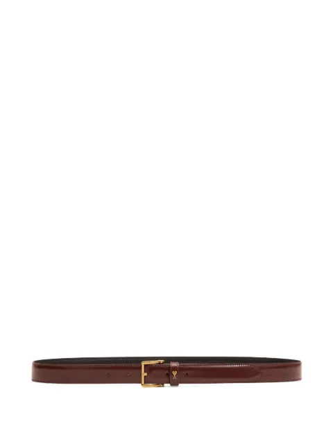 AMI Paris leather buckle belt