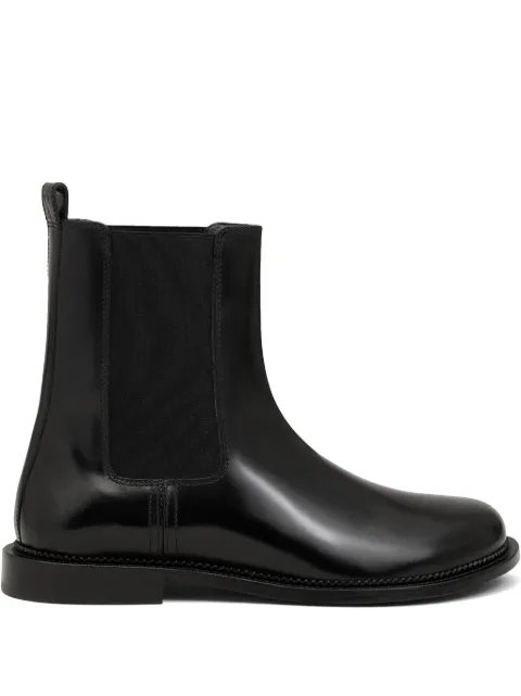 AMI Paris leather anatomical-toe chelsea boots