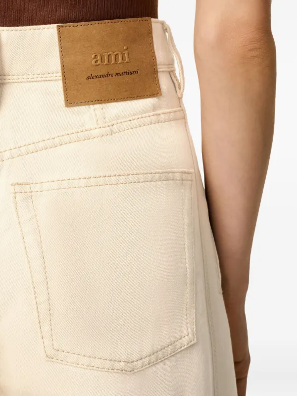 AMI Paris ワイドジーンズ | ニュートラル | FARFETCH JP