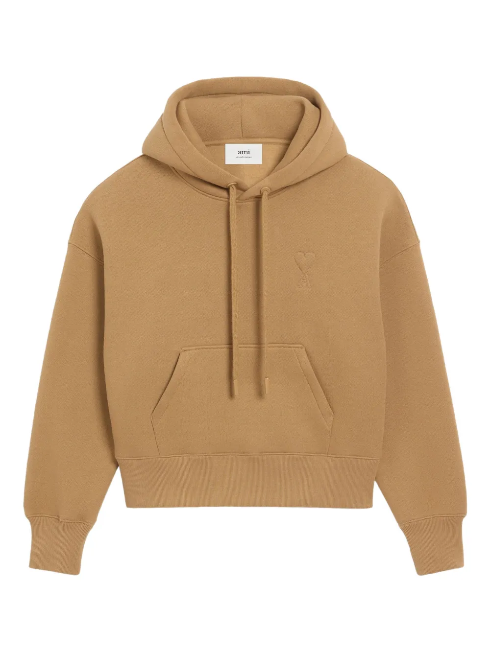 AMI Paris Hoodie met logo 280 CAMEL