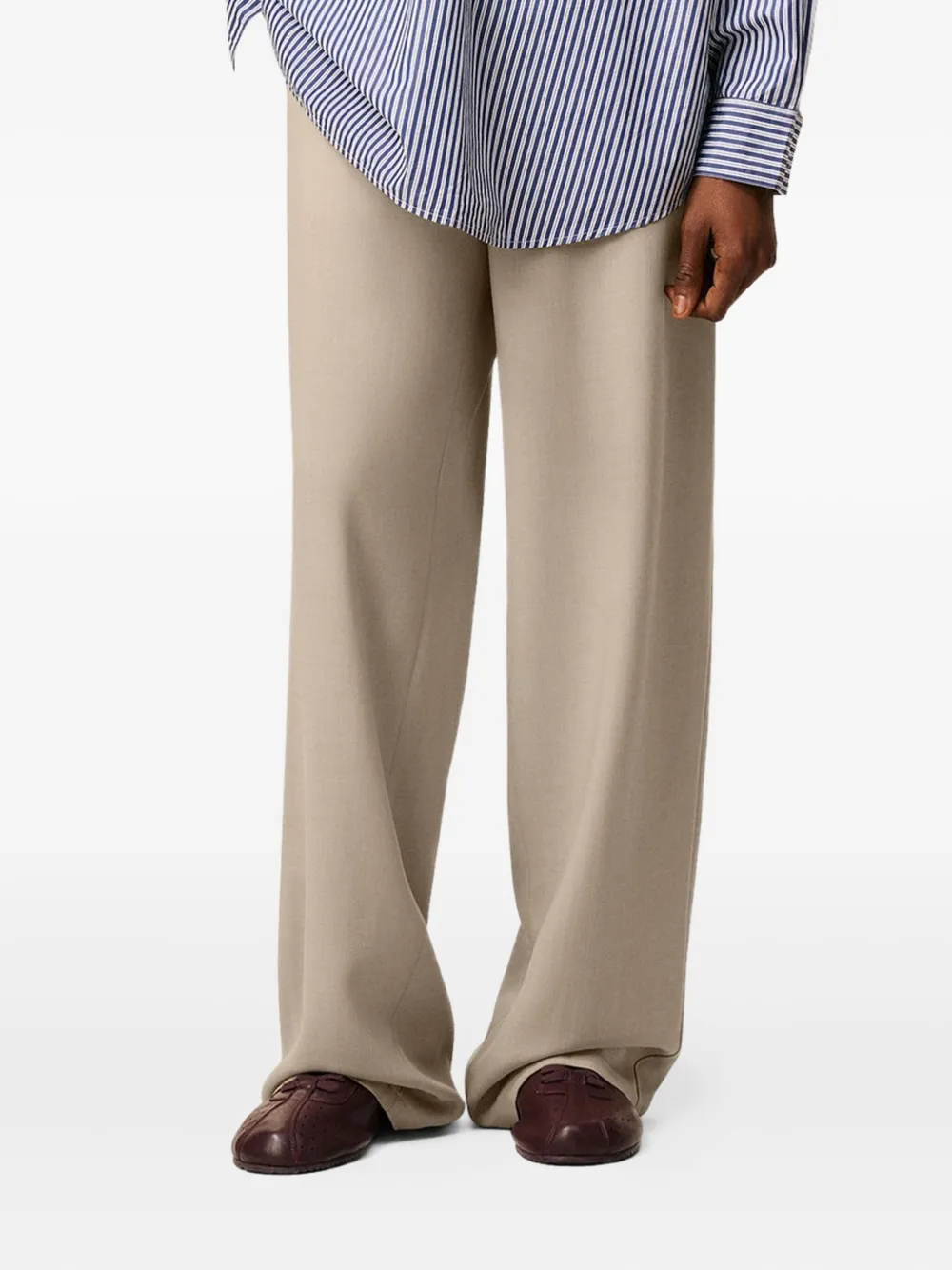 AMI Paris Pantaloni elasticizzati in lana - Toni neutri