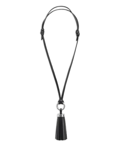 AMI Paris Ami Pompom leather keyring