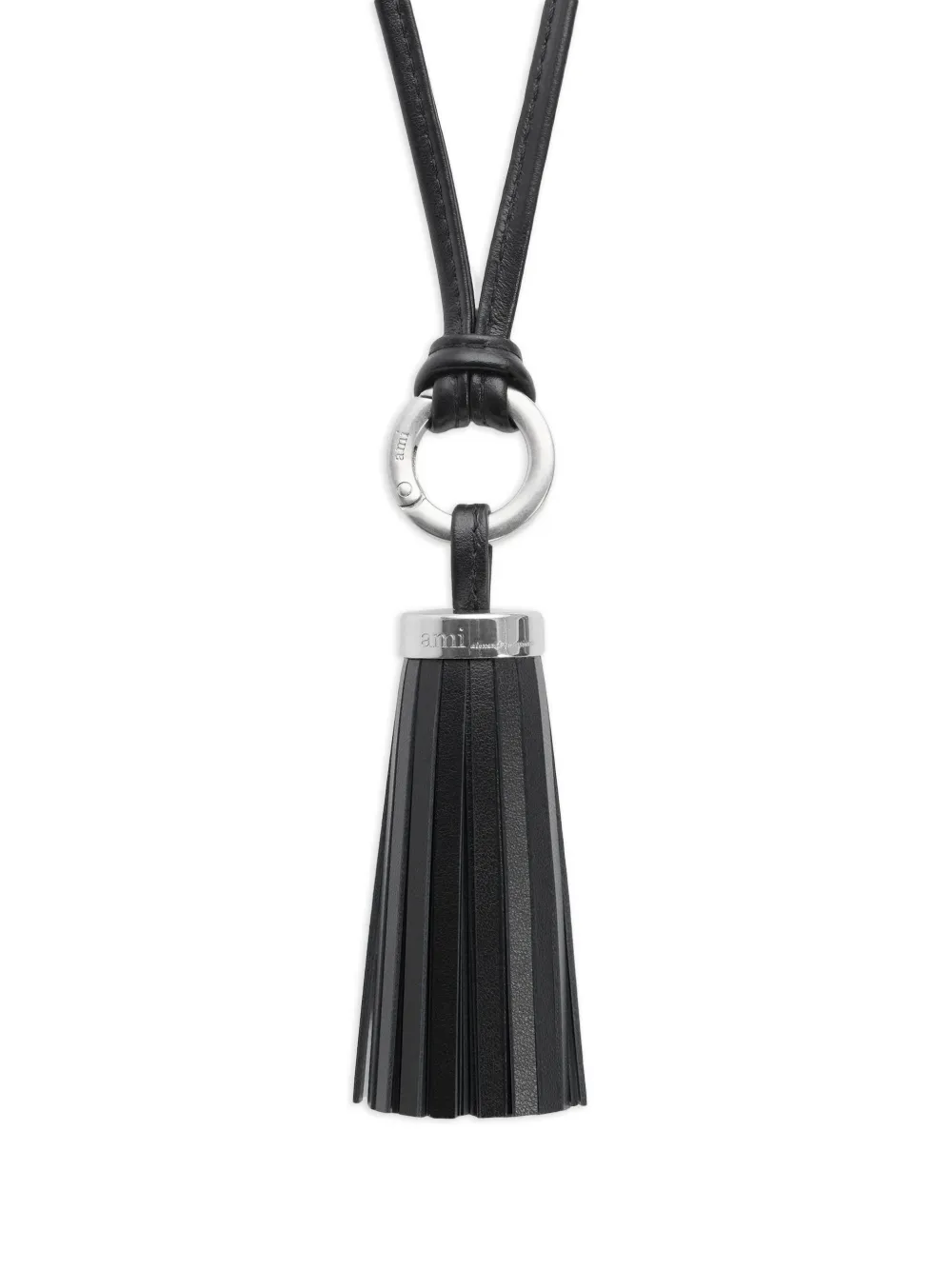 AMI Paris Ami Pompom leather keyring | Men | Image 2