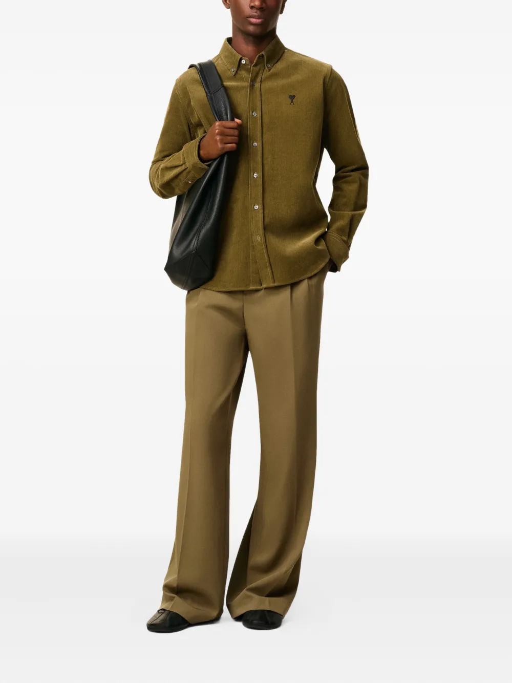 AMI Paris corduroy button-down shirt | Image 2