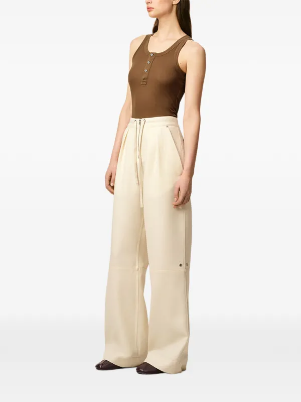AMI Paris Wool Zipped Trousers | Neutrals | FARFETCH