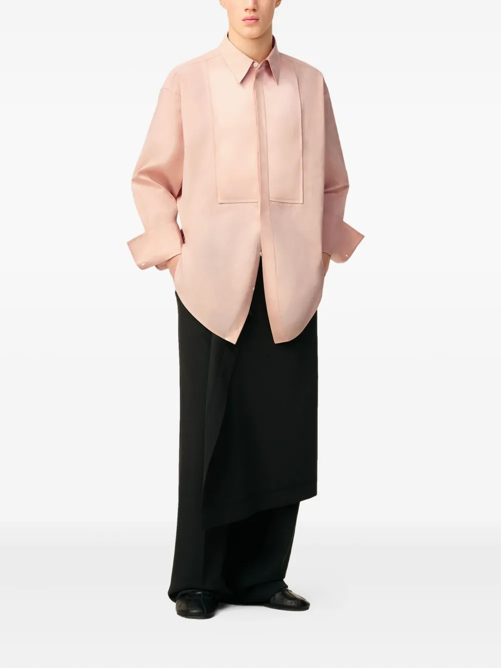 AMI Paris Oversized cotton shirt | Women | Image 2