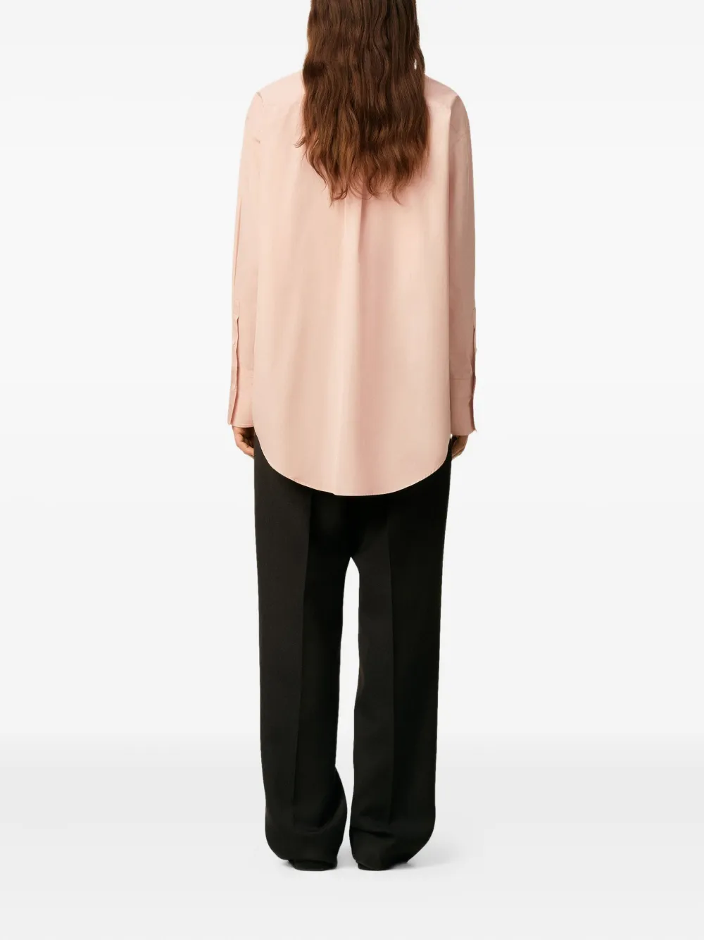 AMI Paris Oversized katoenen shirt Roze