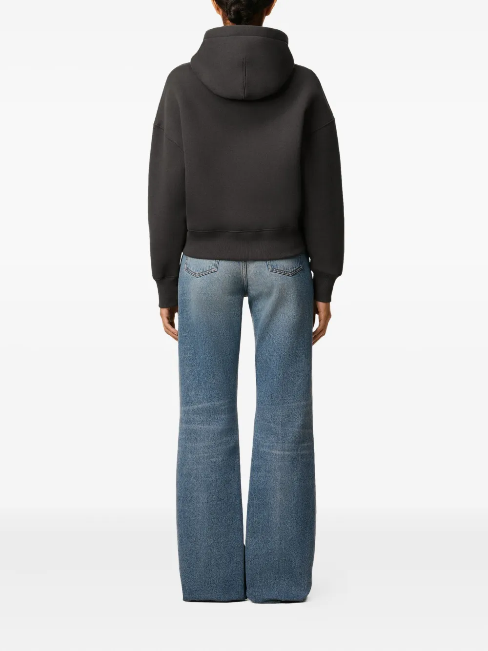 AMI Paris Hoodie met logo 020 ANTHRACITE
