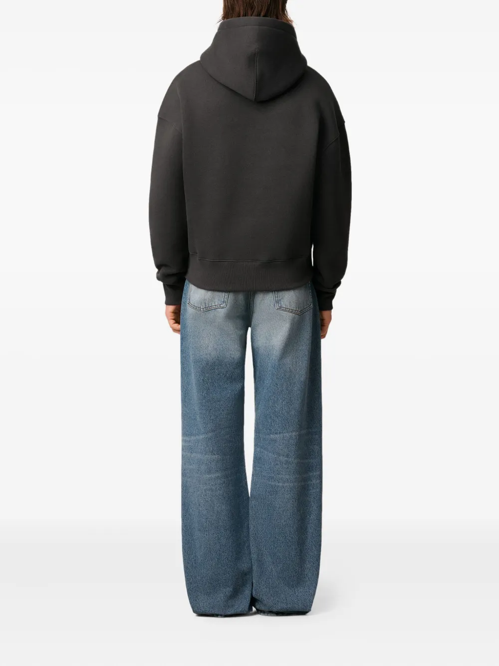AMI Paris Hoodie met logo 020 ANTHRACITE