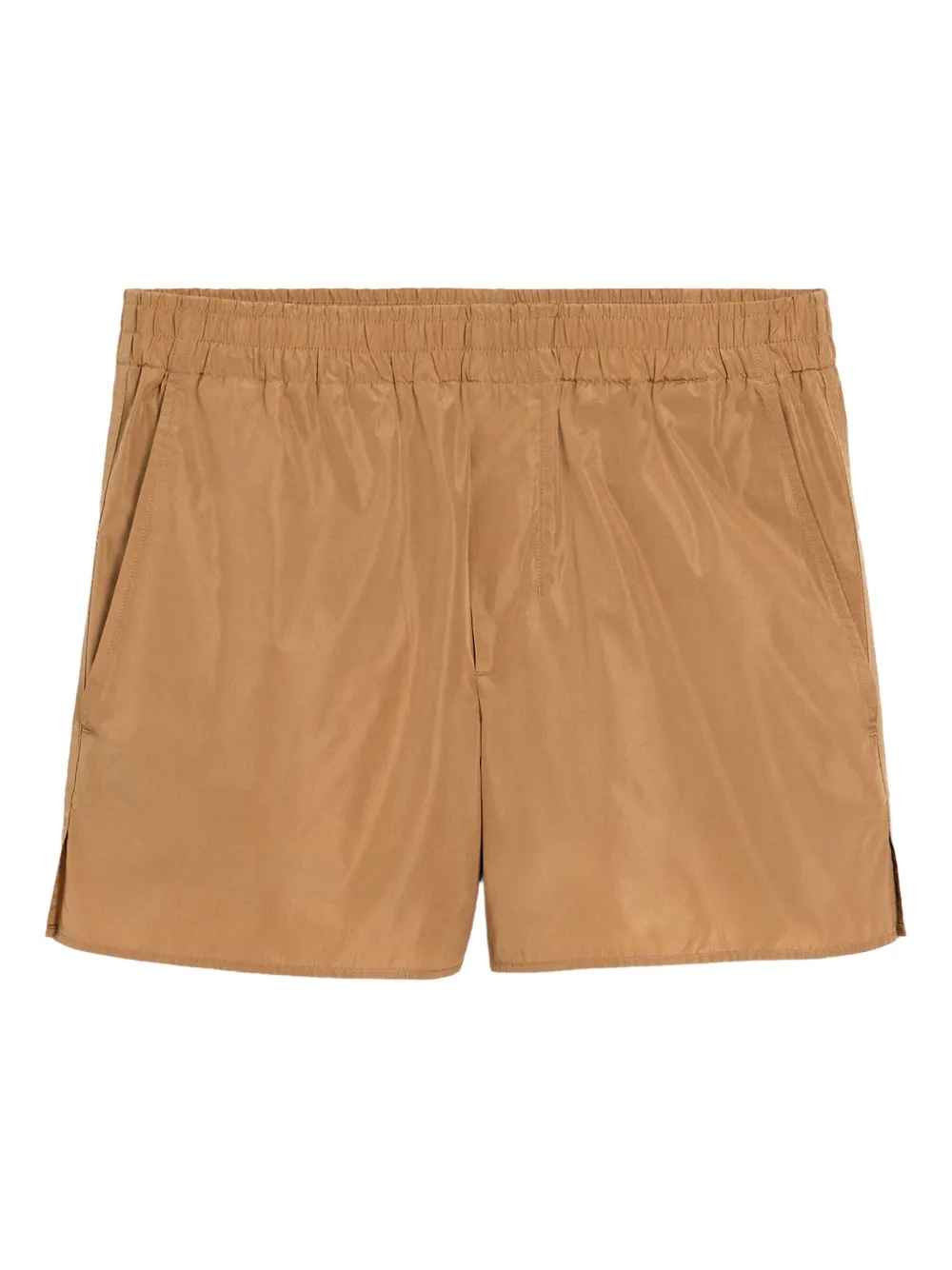 Ami Alexandre Mattiussi Brown Taffetas Short Brown In Nude