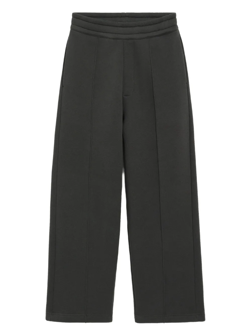 AMI Paris Fleece broek met hart-reliëf Grijs